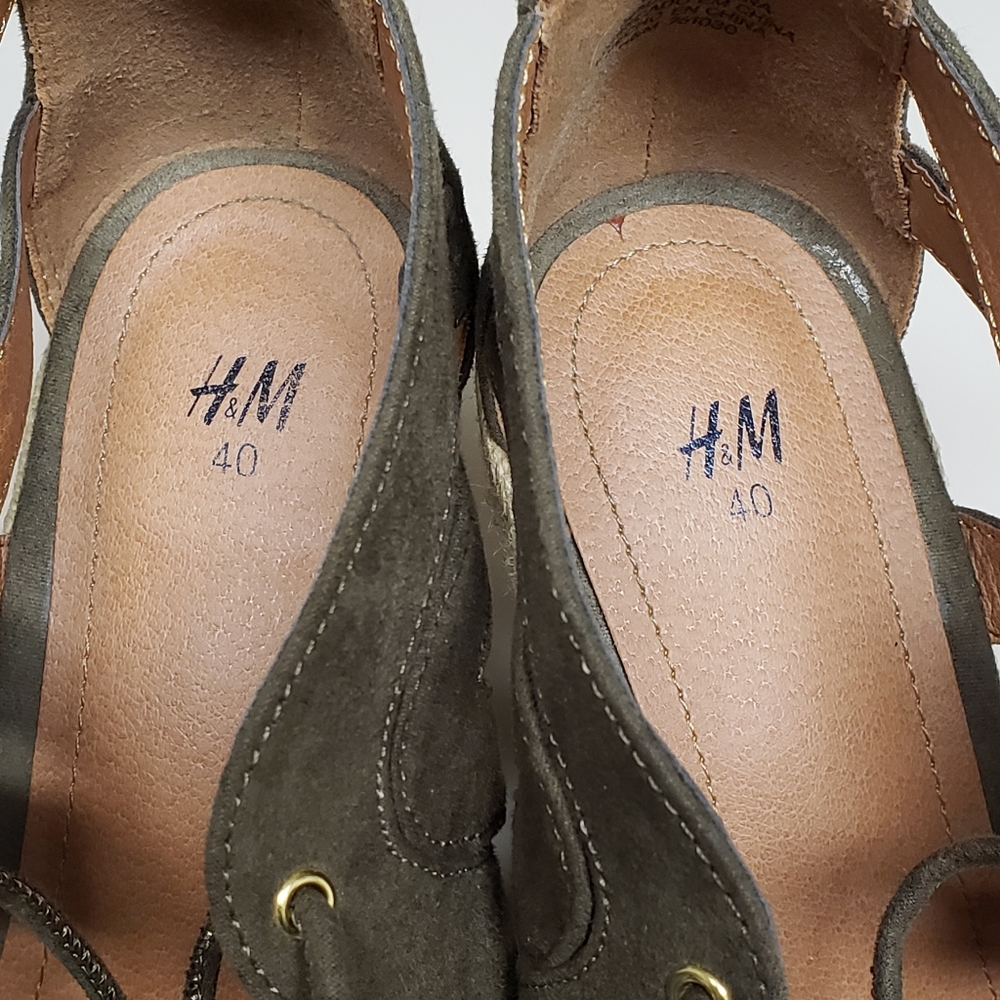 H&M cork sandals size 8 1/2 - Picture 7 of 9